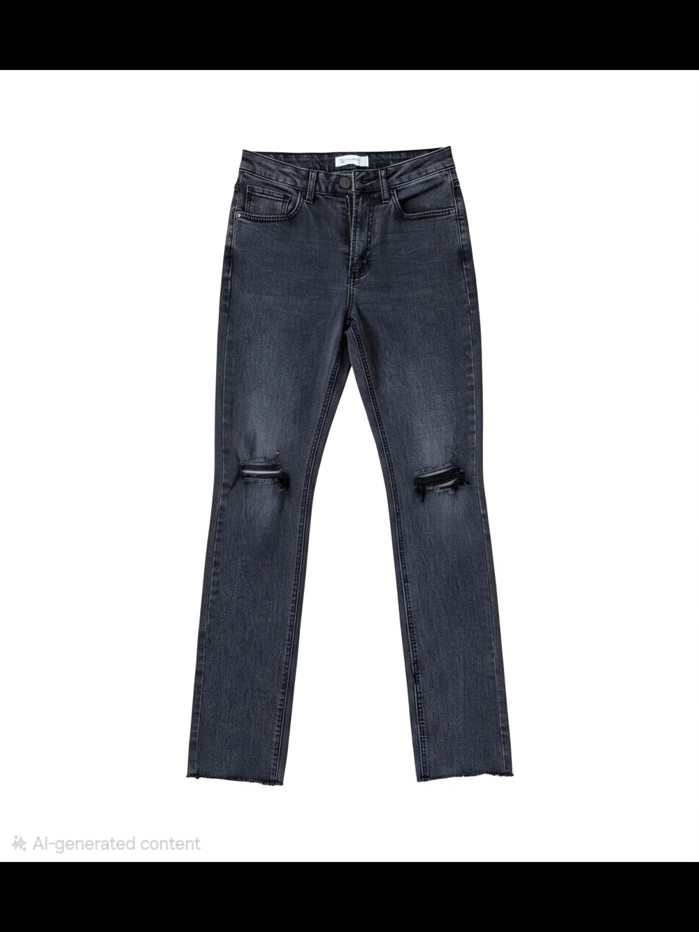 Vanilla Star Black  Jeans with Knee Rips